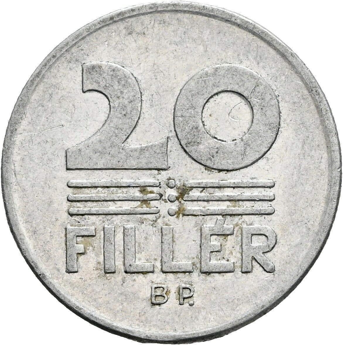 20 Filler 1971 – Vorderseite