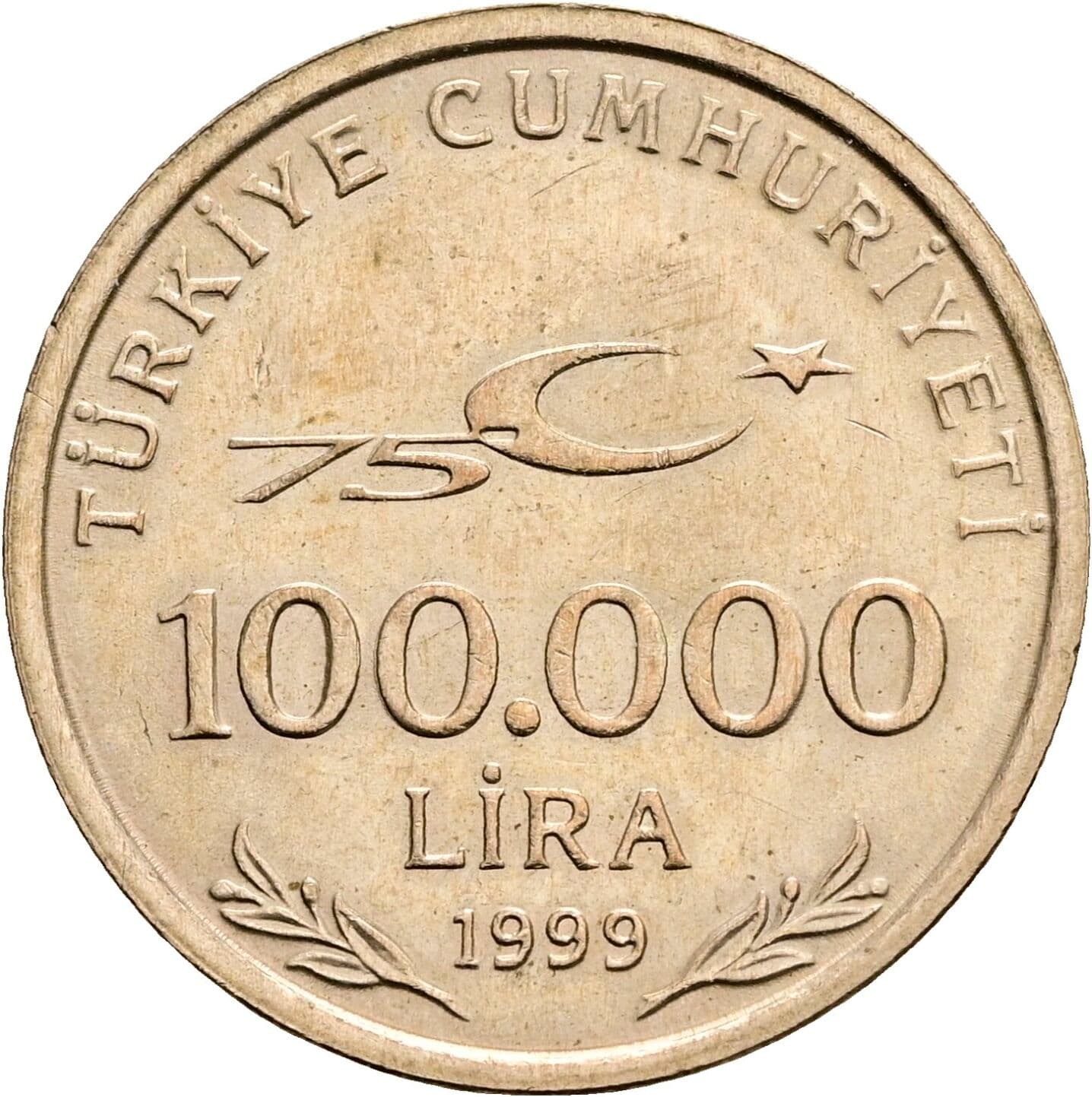 100000 Lira
