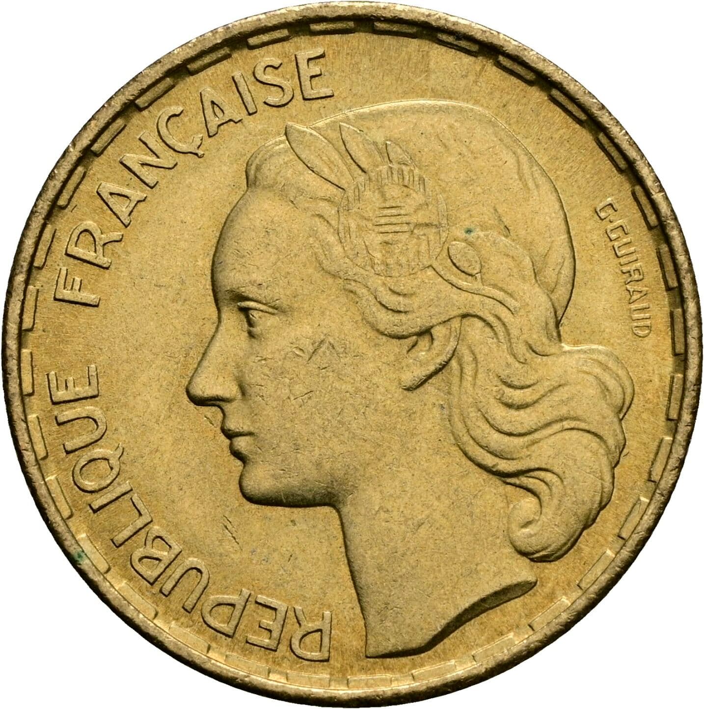 50 Francs 1951 – Rückseite