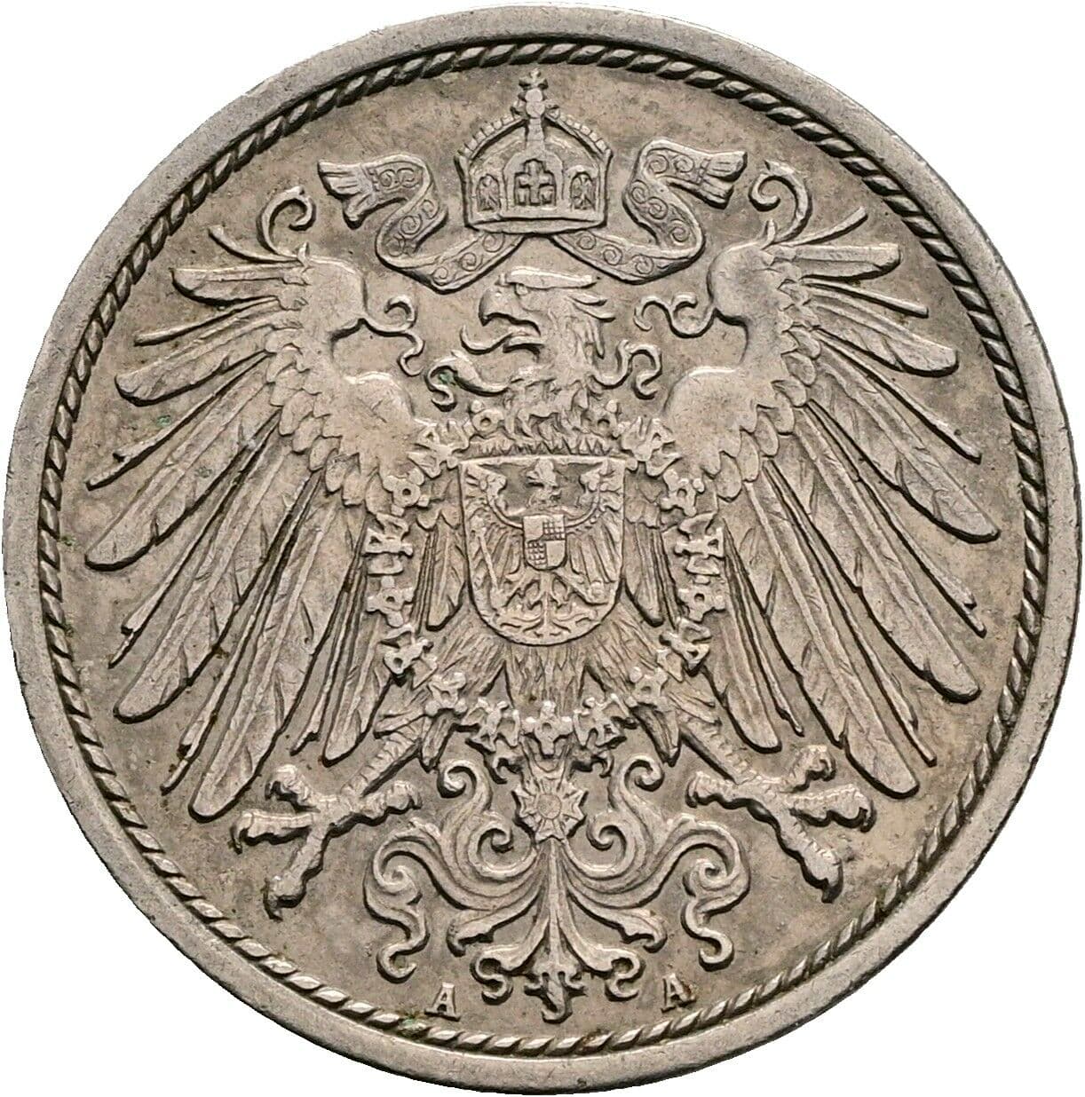 10 Pfennig 1913 A – Rückseite