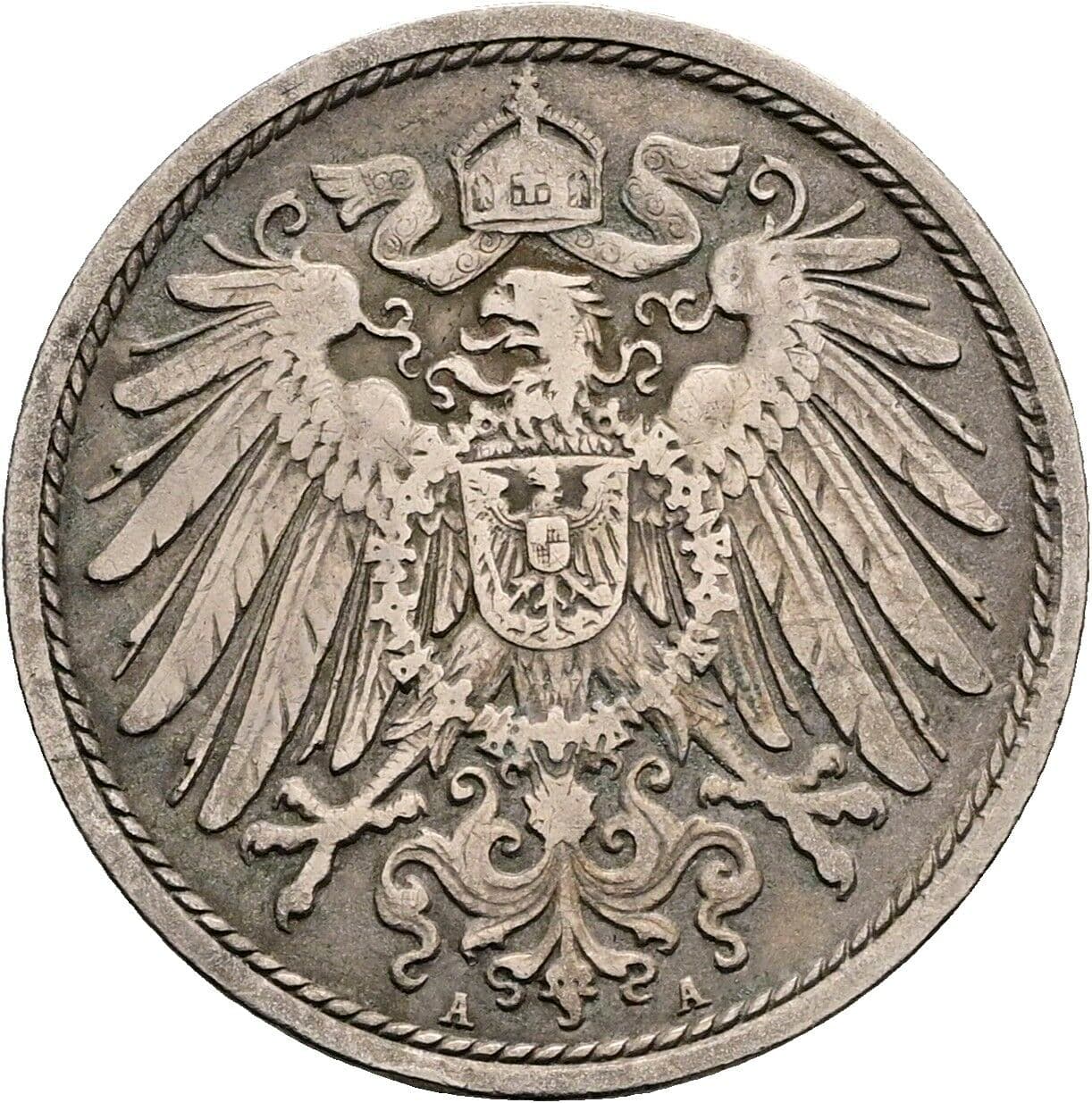 10 Pfennig 1904 A – Rückseite