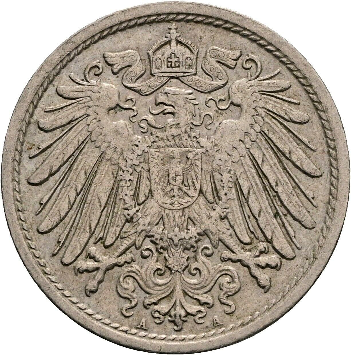 10 Pfennig 1915 A – Rückseite