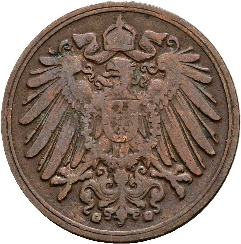 1 Pfennig 1906 G – Rückseite