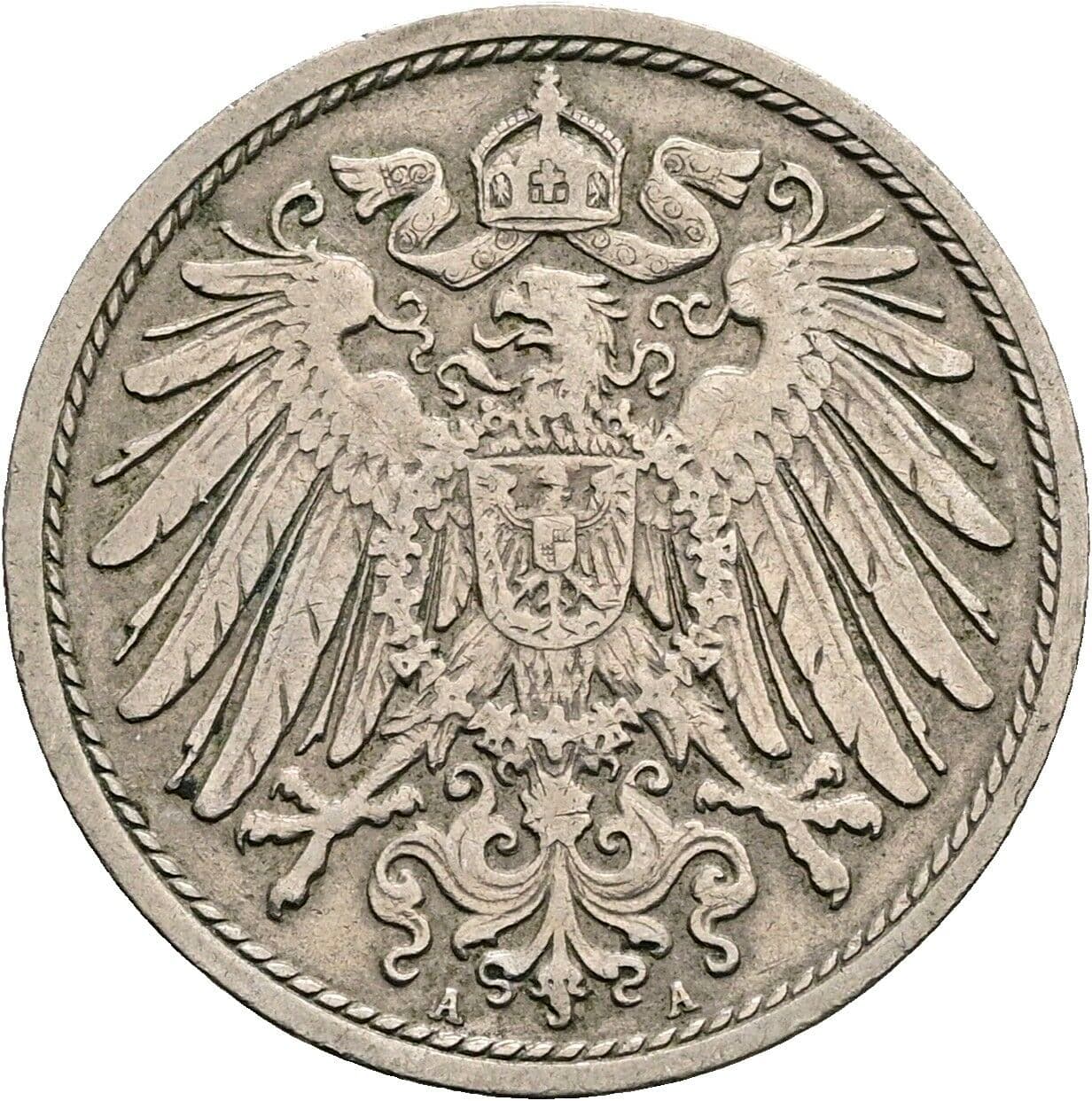 10 Pfennig 1904 A – Rückseite