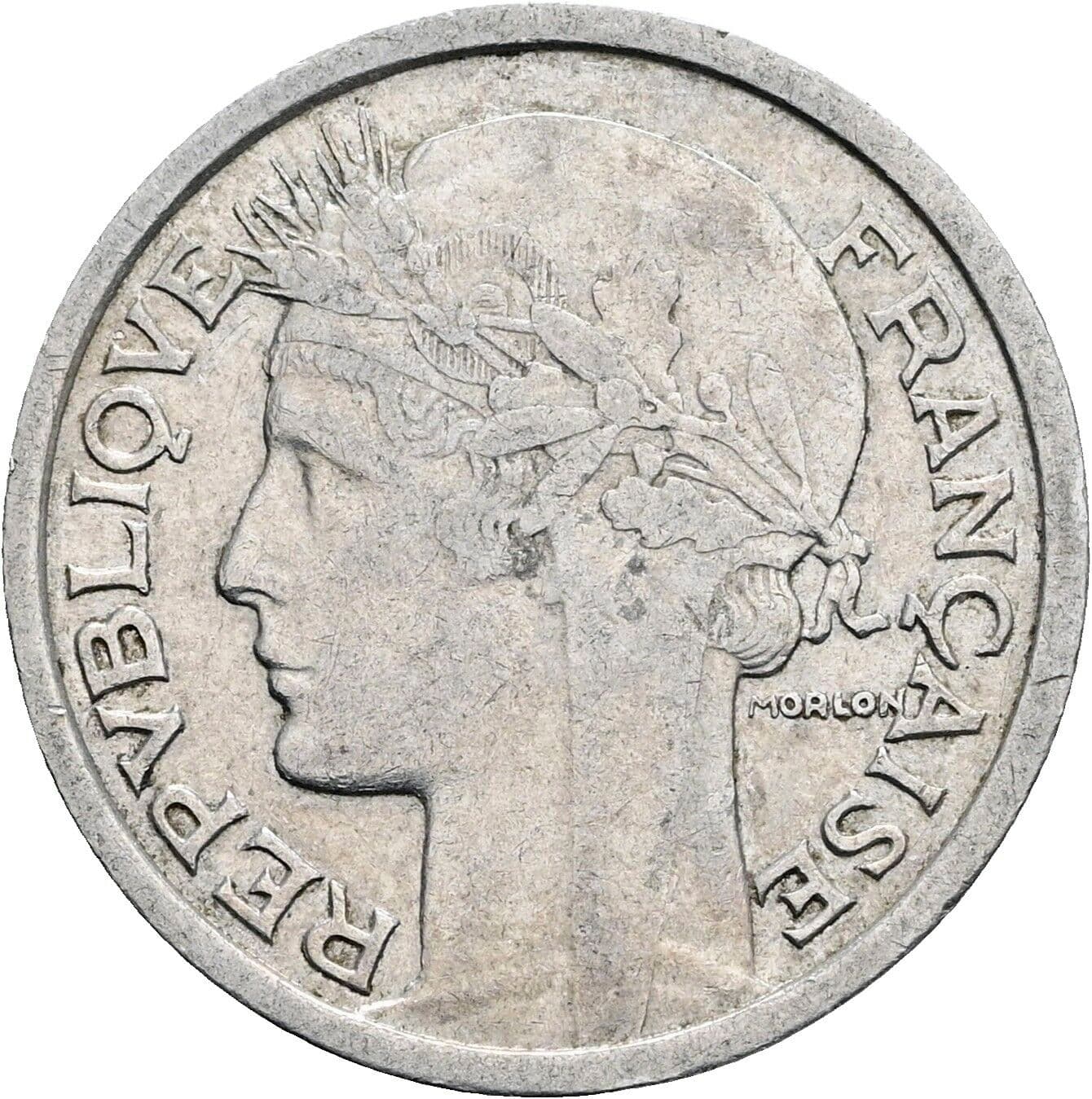 1 Franc 1948 – Rückseite