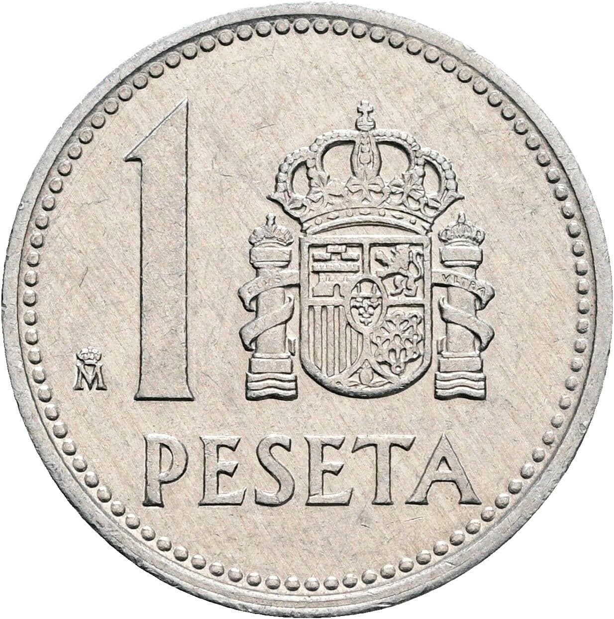1 Peseta Juan Carlos I. 1988 – Rückseite
