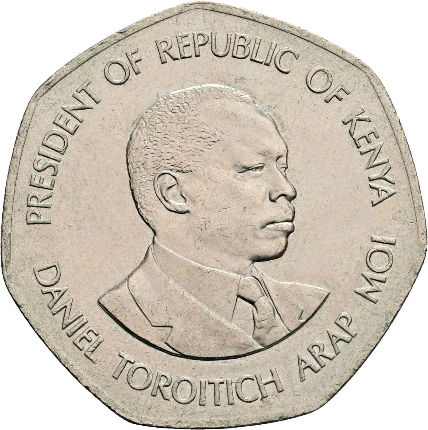 5 Shillings 1985 – Vorderseite