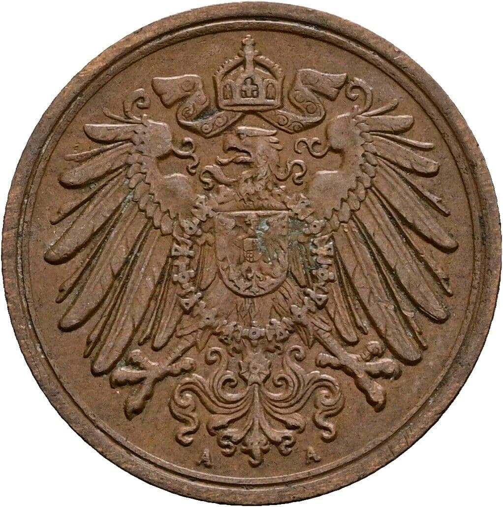 1 Pfennig 1915 A – Rückseite