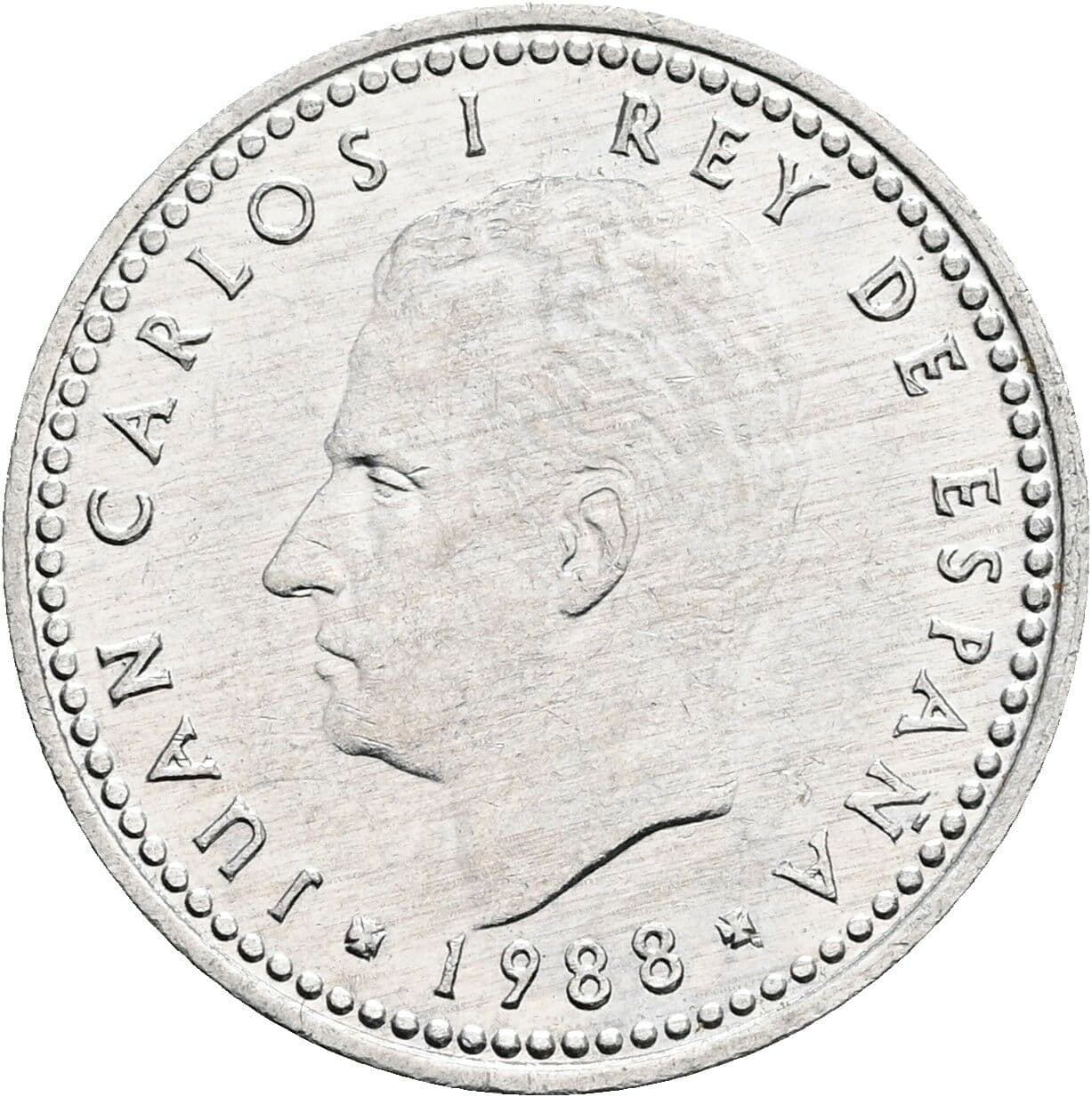 1 Peseta 1988 – Rückseite
