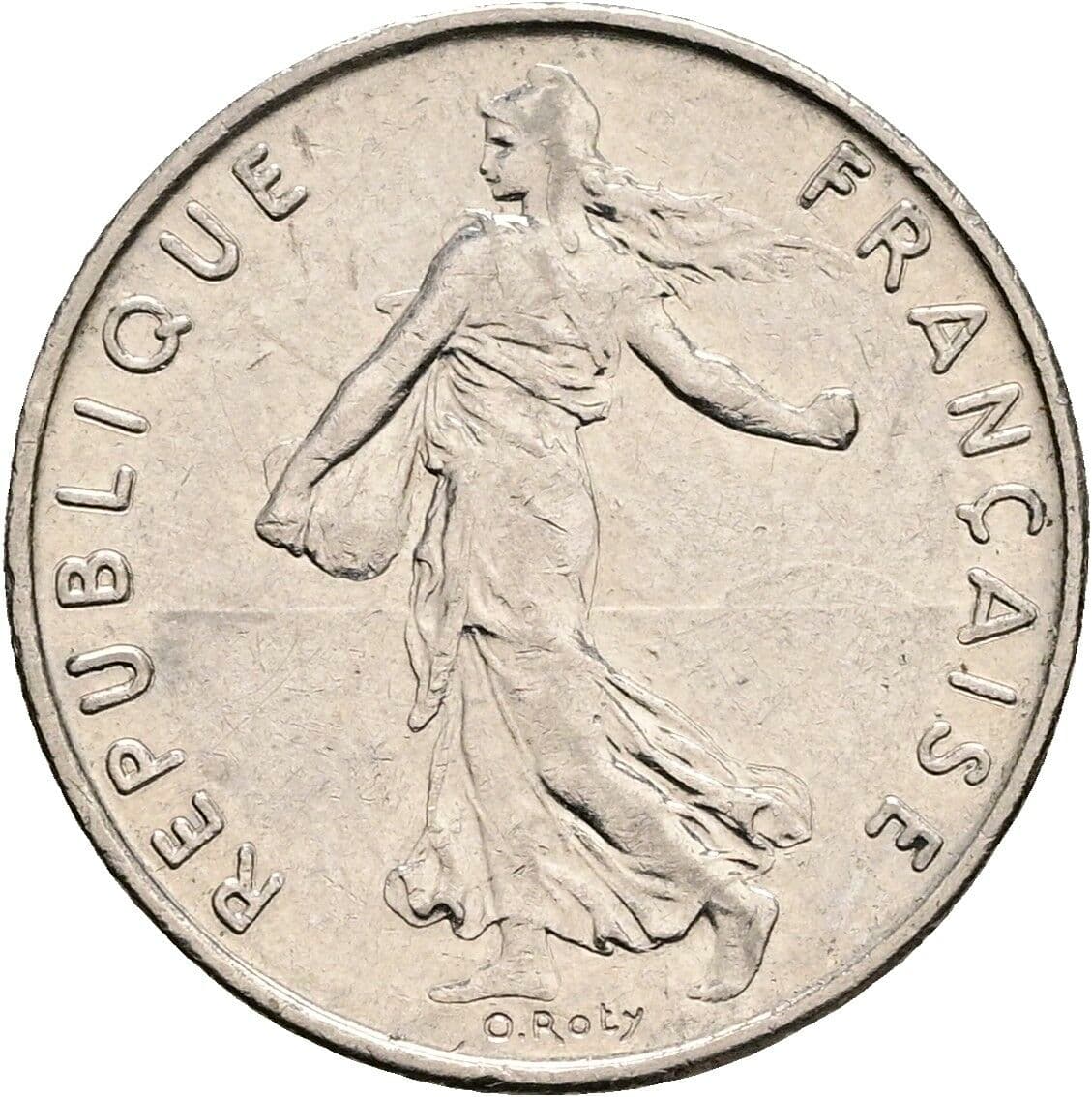1/2 Franc 1973 – Rückseite