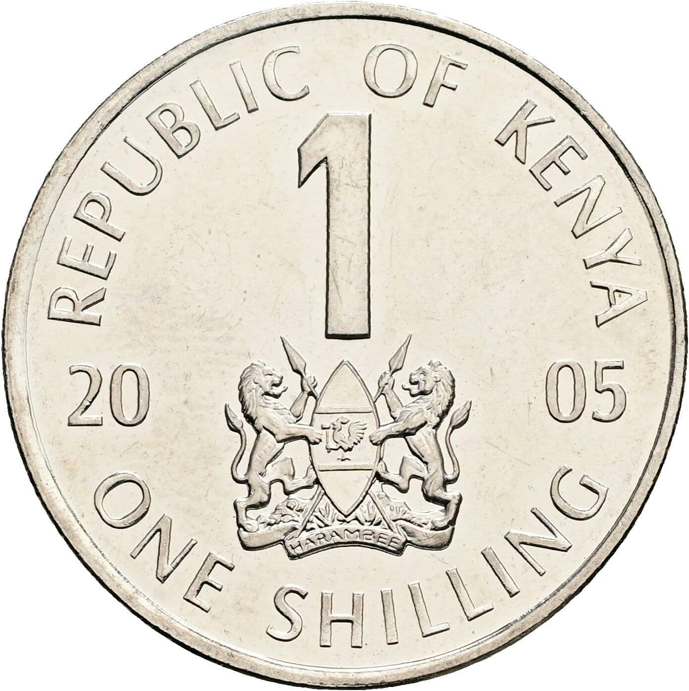 1 Shilling 2005 – Rückseite