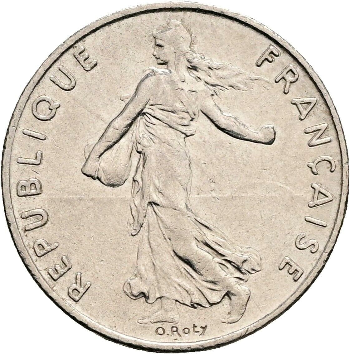 1/2 Franc 1978 – Rückseite