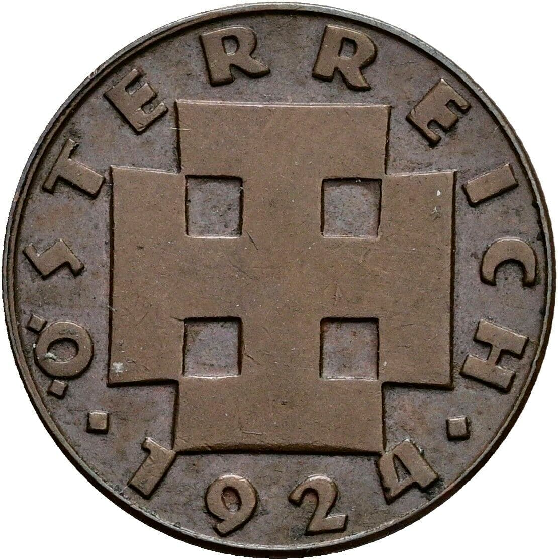 200 Kronen 1924 – Rückseite
