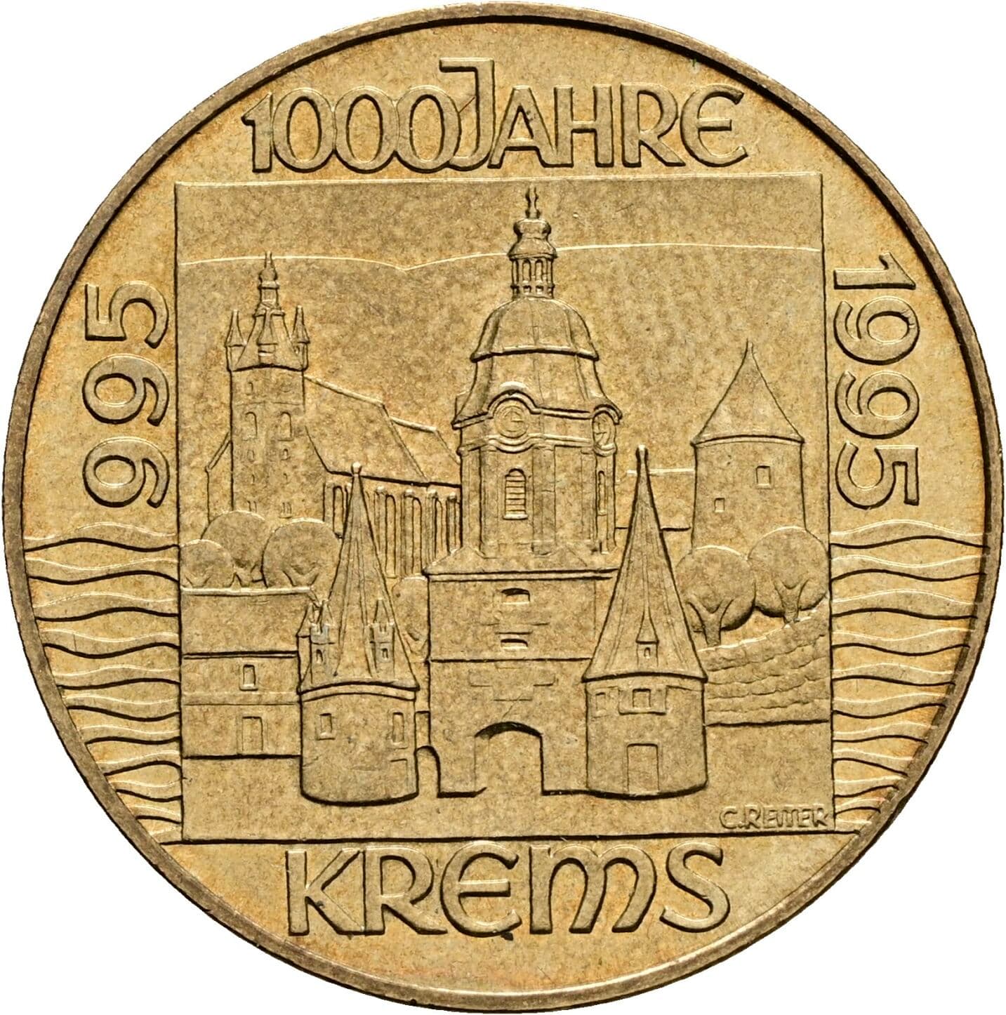 20 Schilling 1995 – Rückseite
