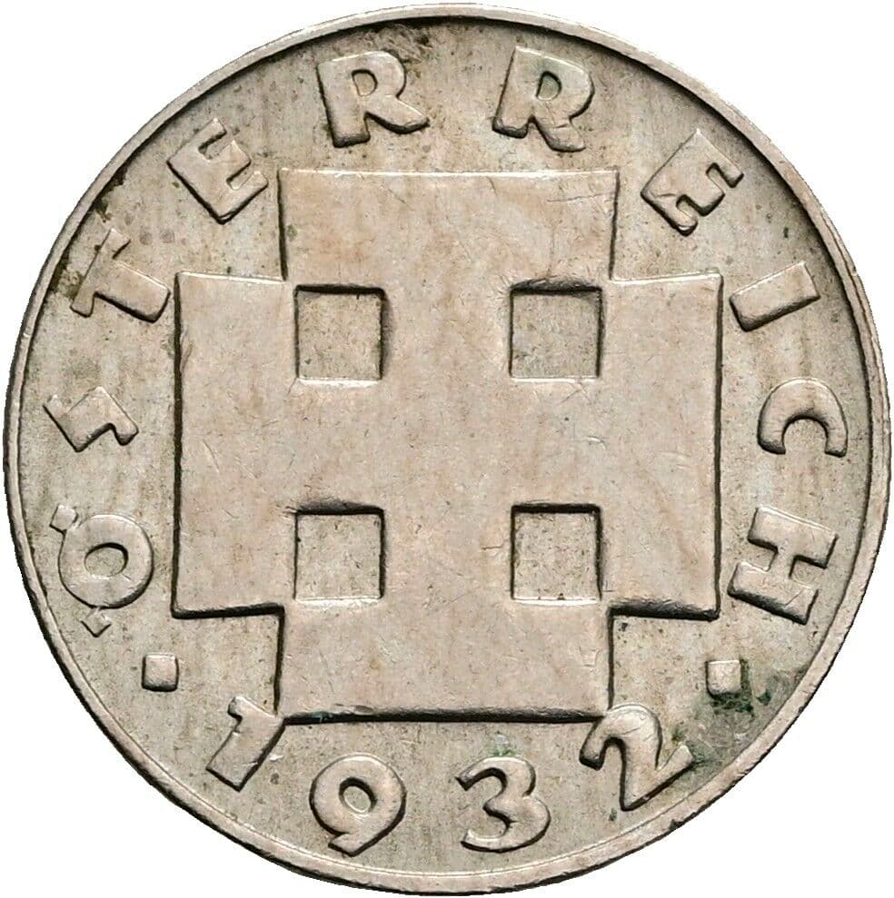 5 Groschen 1932 – Rückseite