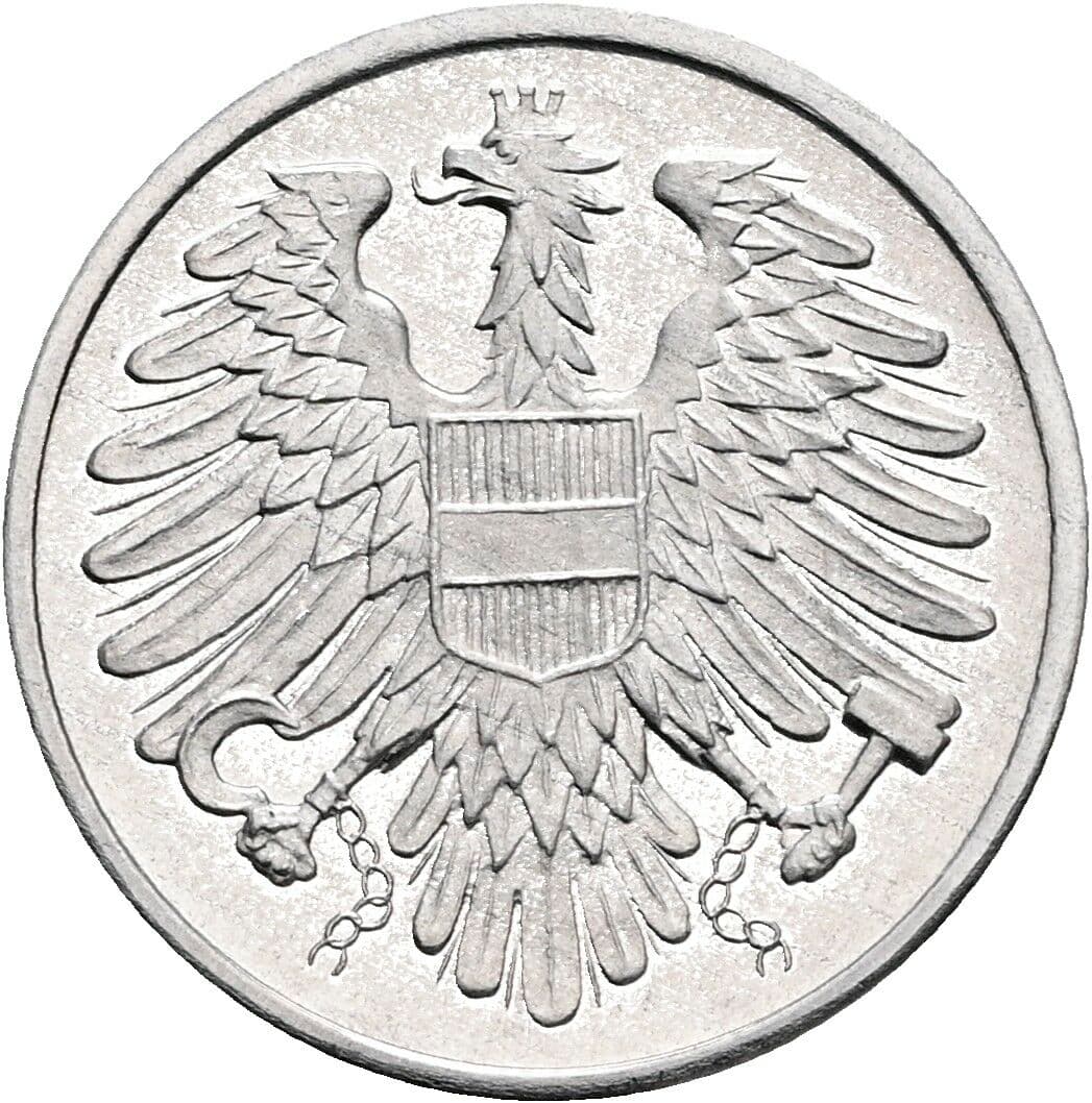 2 Groschen 1970 – Rückseite
