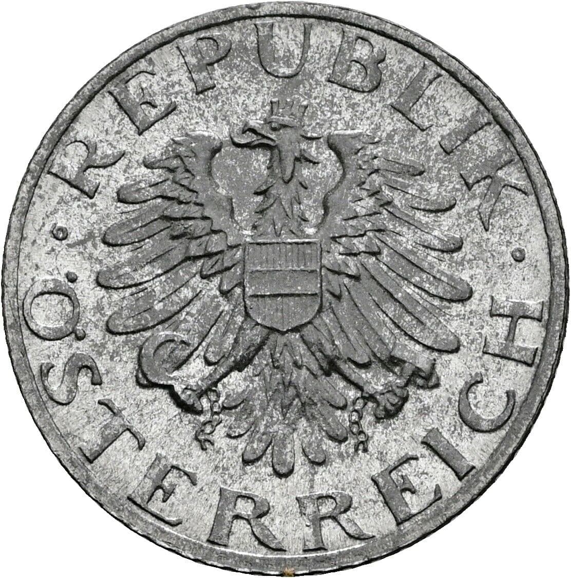 5 Groschen 1970 – Rückseite