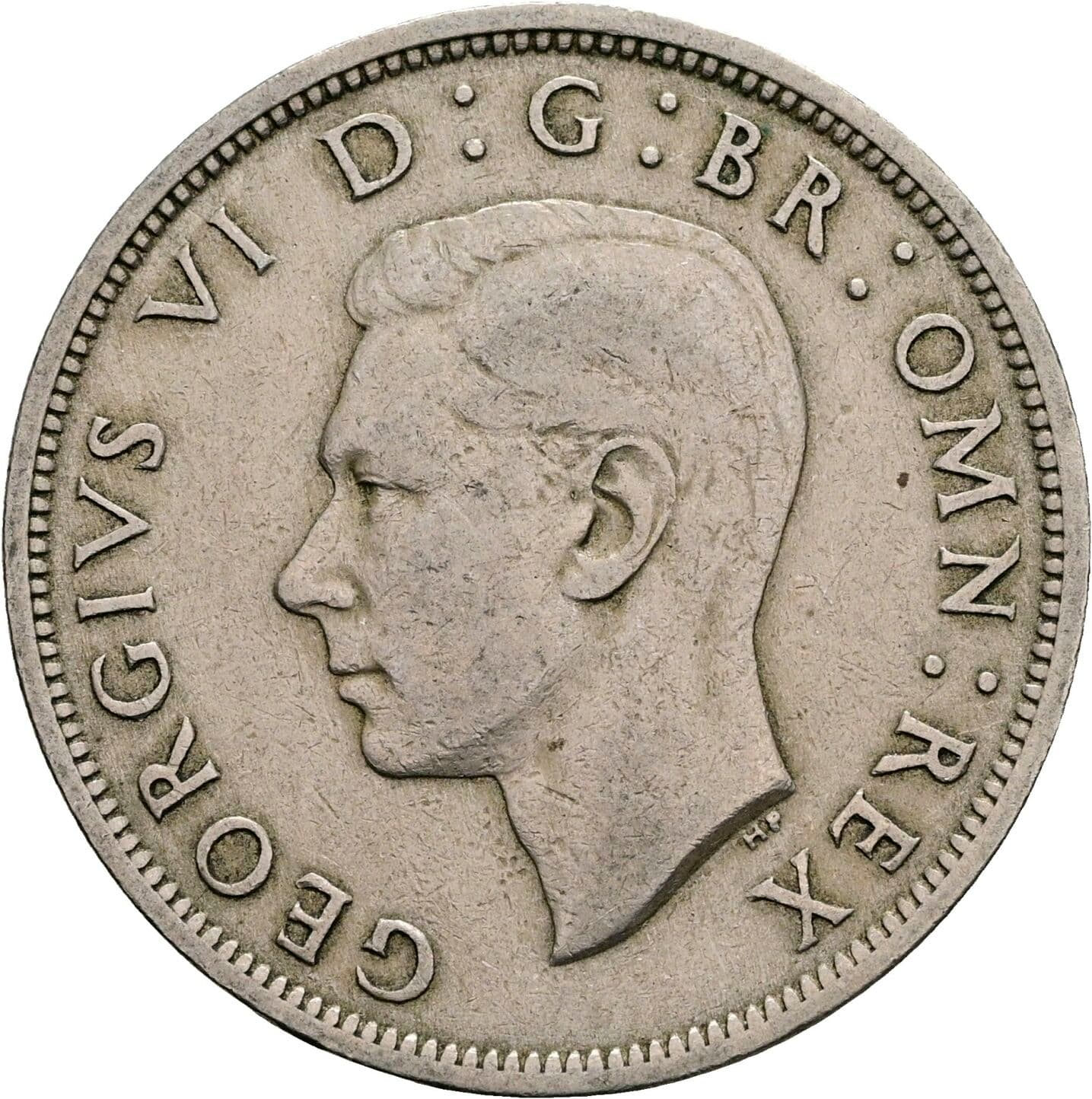 Half Crown Georg VI. (1936-1952) 1948 – Vorderseite