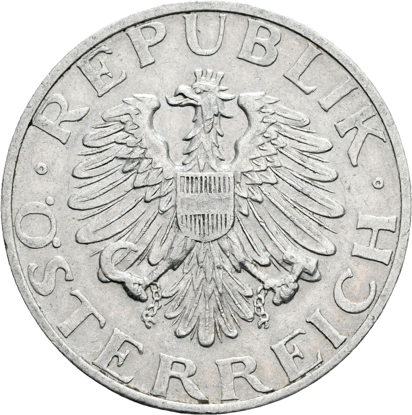 2 Schilling 1947 – Rückseite