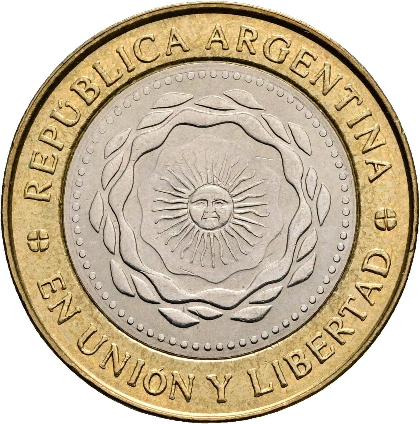 2 Pesos 2011 – Rückseite