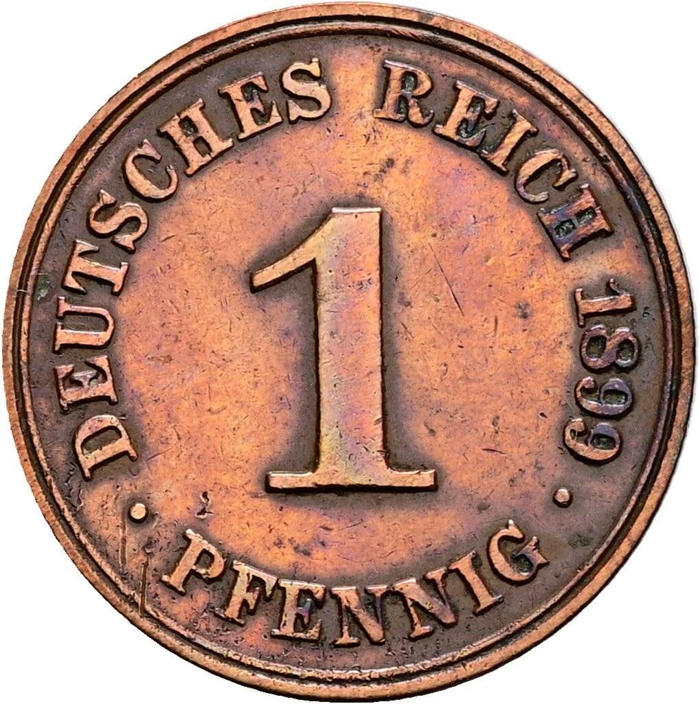 1 Pfennig 1899 A – Vorderseite