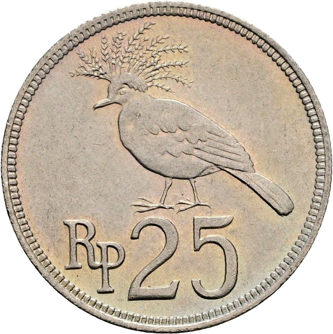 25 Rupiah 1971 – Vorderseite