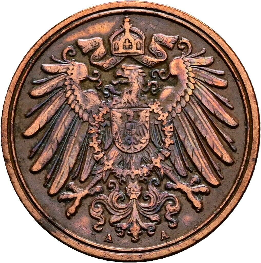 1 Pfennig 1899 A – Rückseite