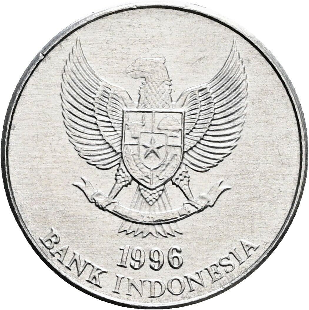 25 Rupiah 1996 – Rückseite
