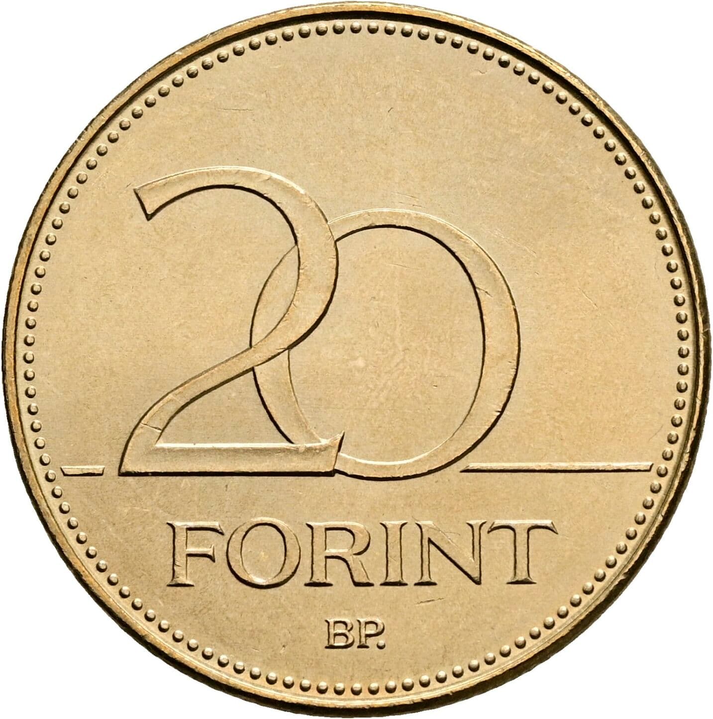 20 Forint 1995 – Vorderseite