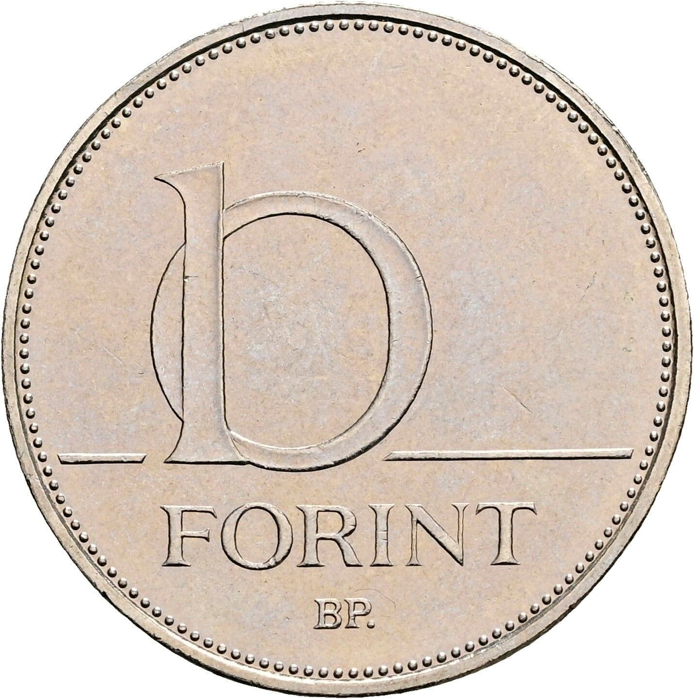 10 Forint 2003 – Vorderseite