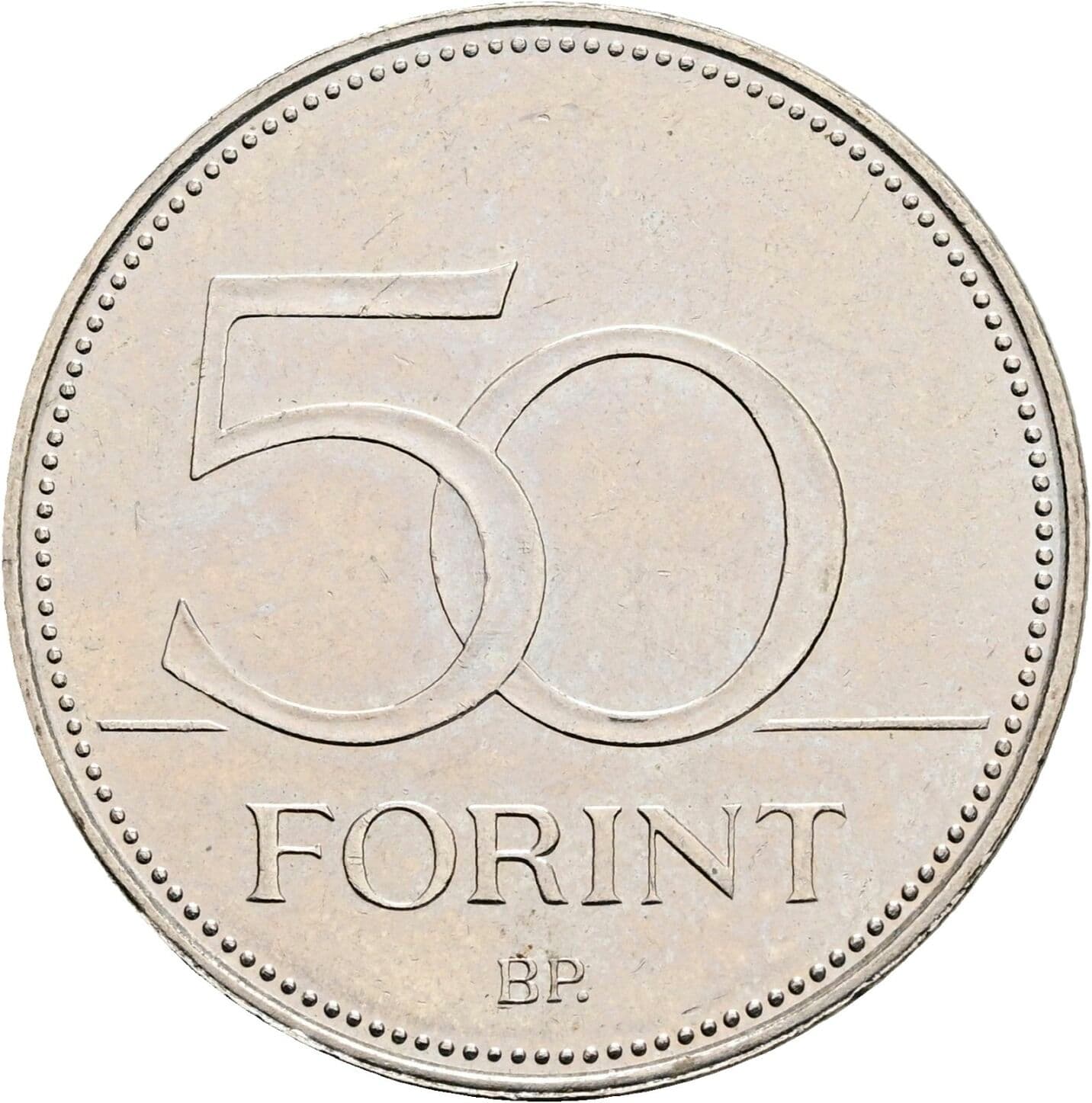 50 Forint 2018 – Vorderseite