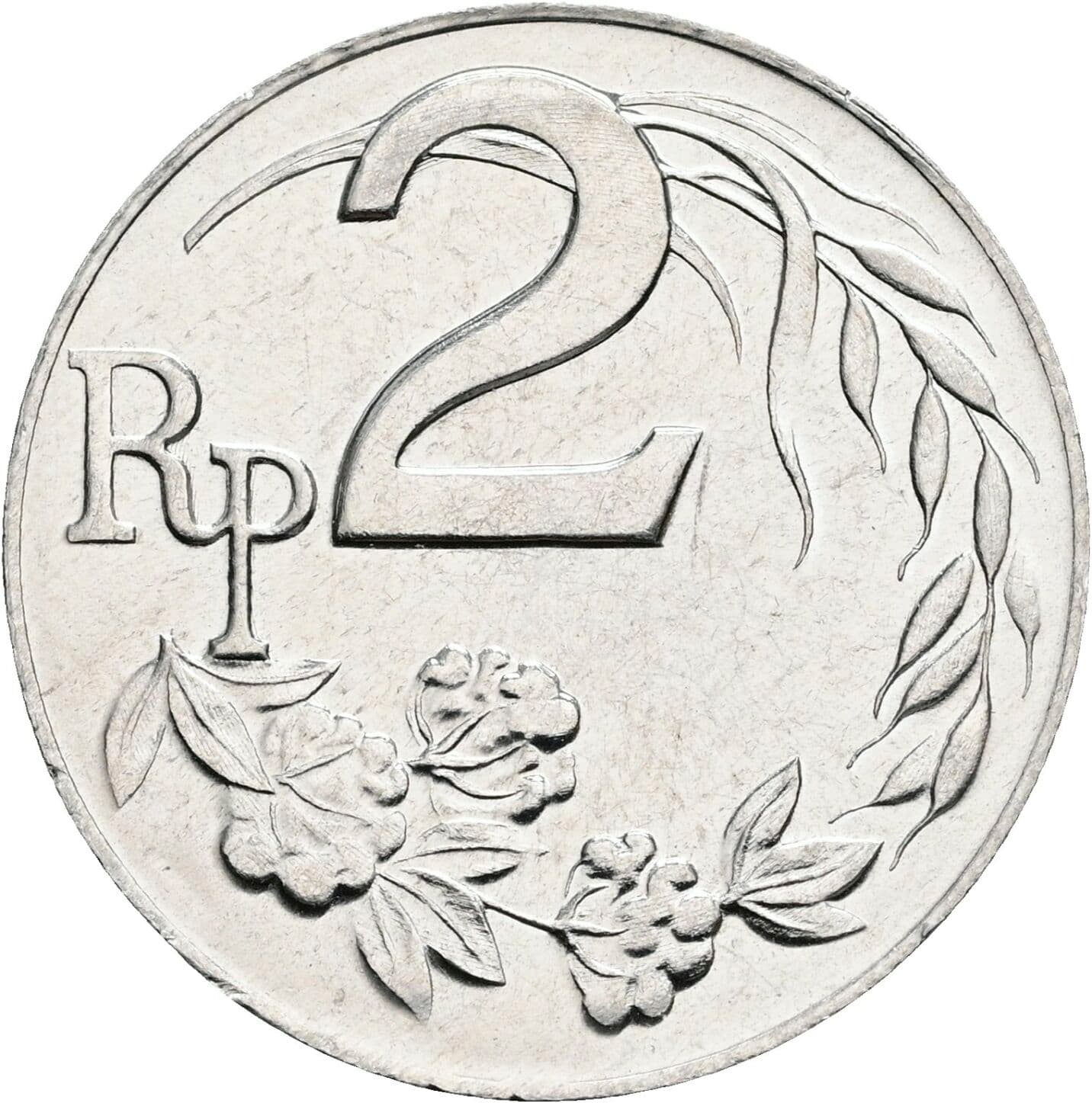 2 Rupiah 1970 – Rückseite