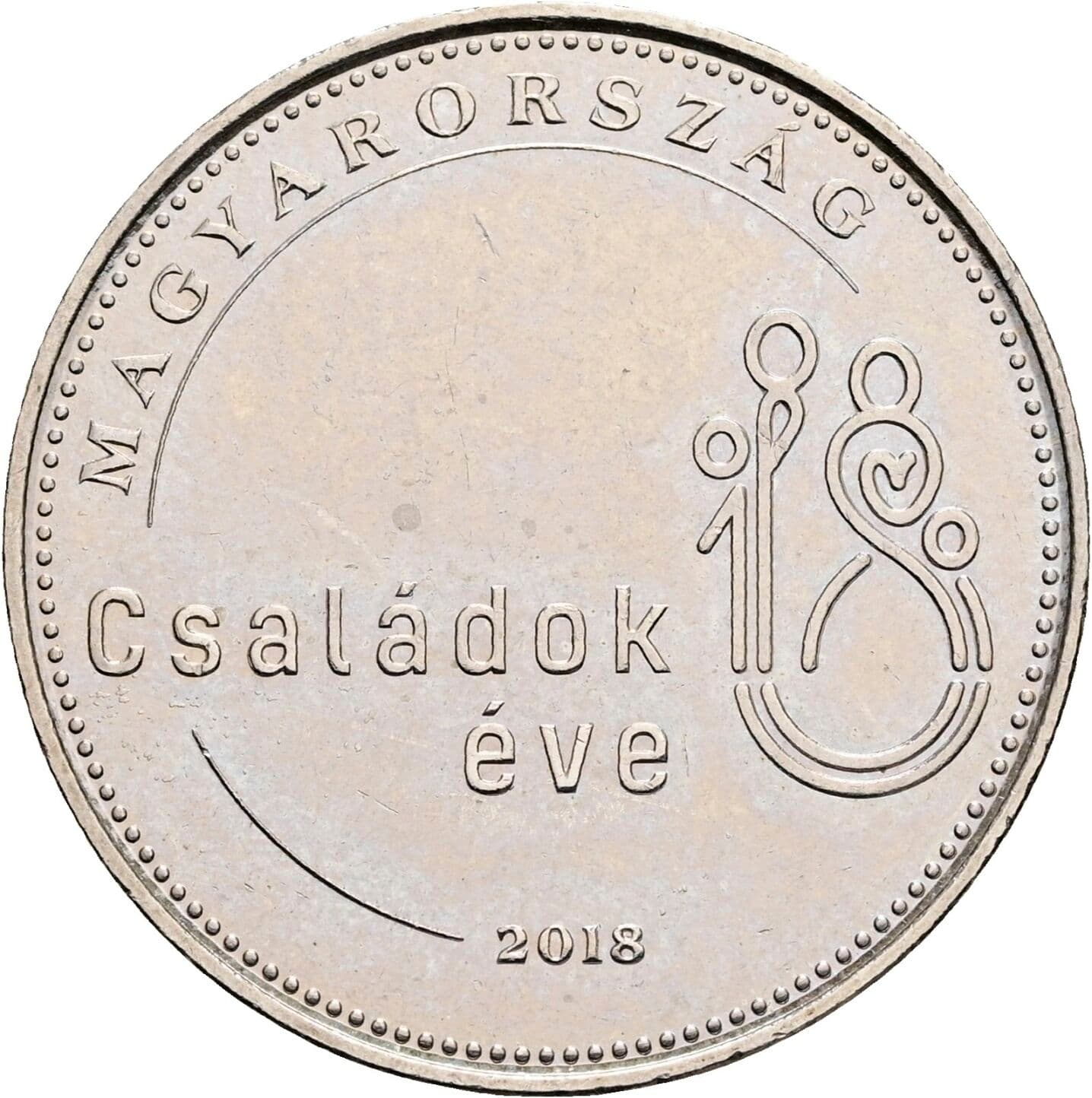 50 Forint 2018 – Rückseite