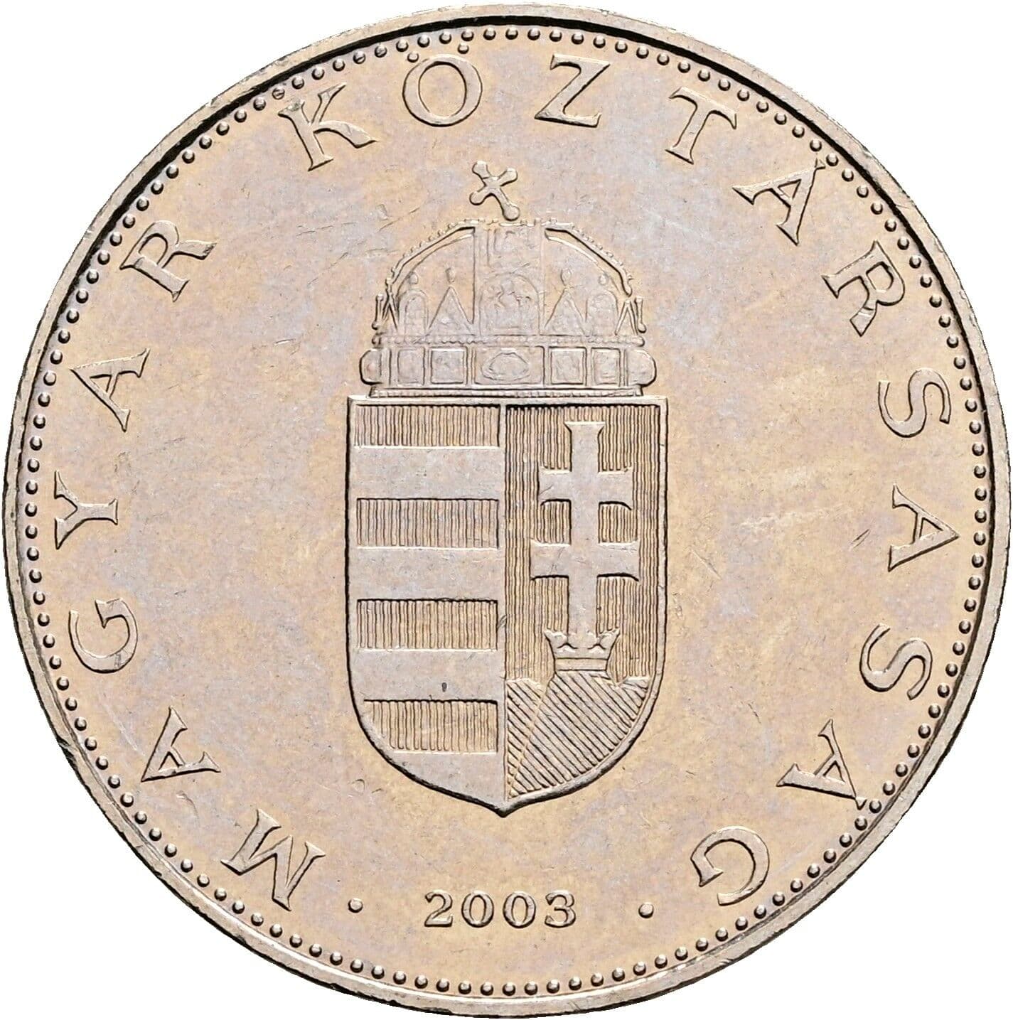 10 Forint 2003 – Rückseite
