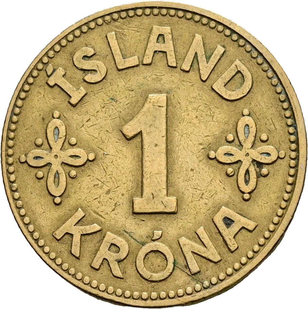 1 Krona 1940 – Vorderseite