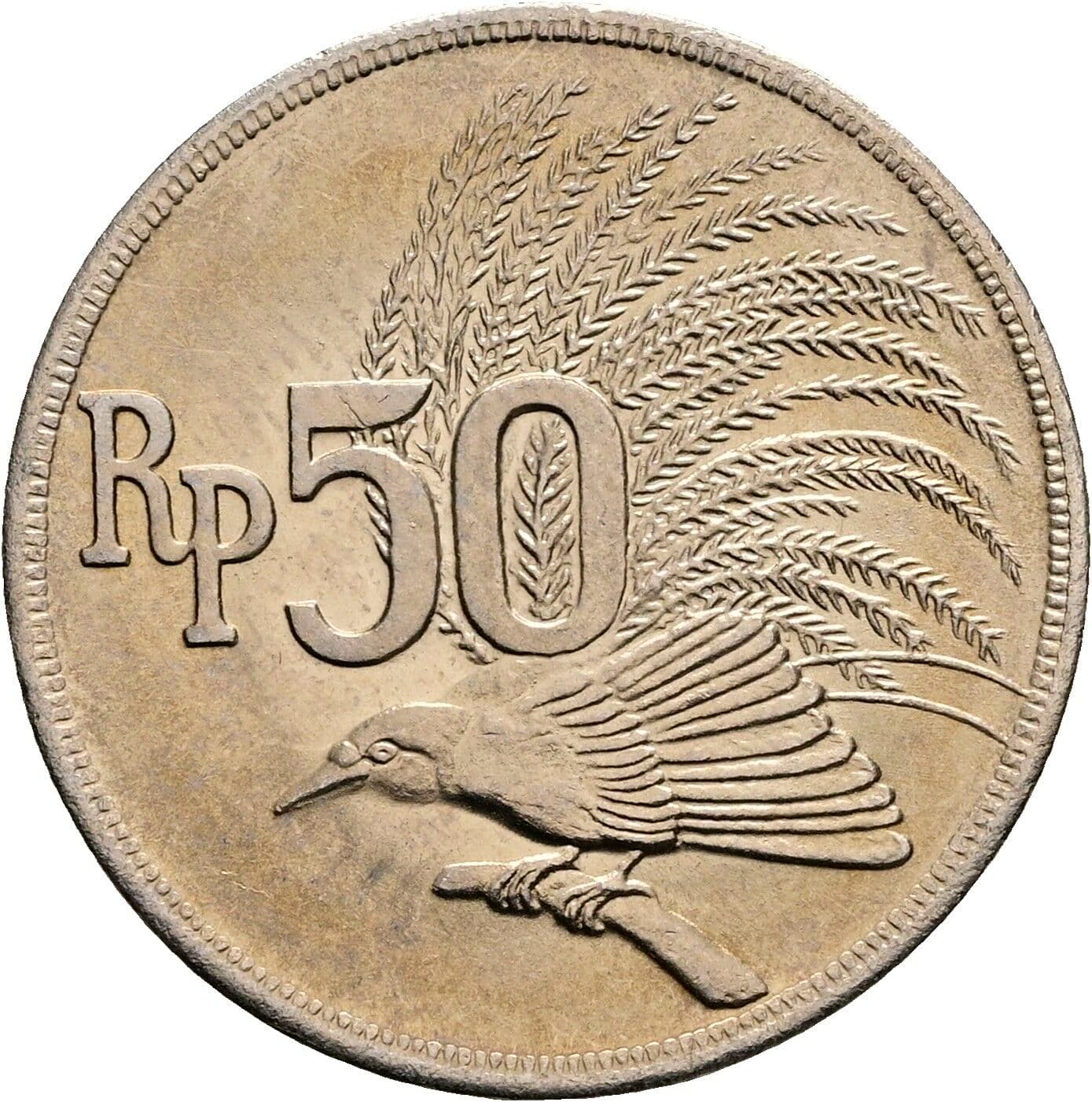 50 Rupiah 1971 – Vorderseite
