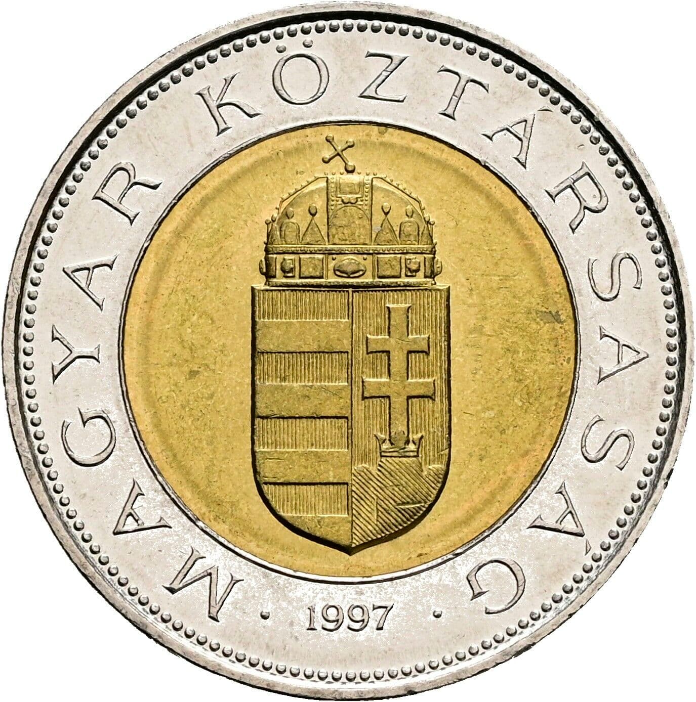 100 Forint 1997 – Rückseite