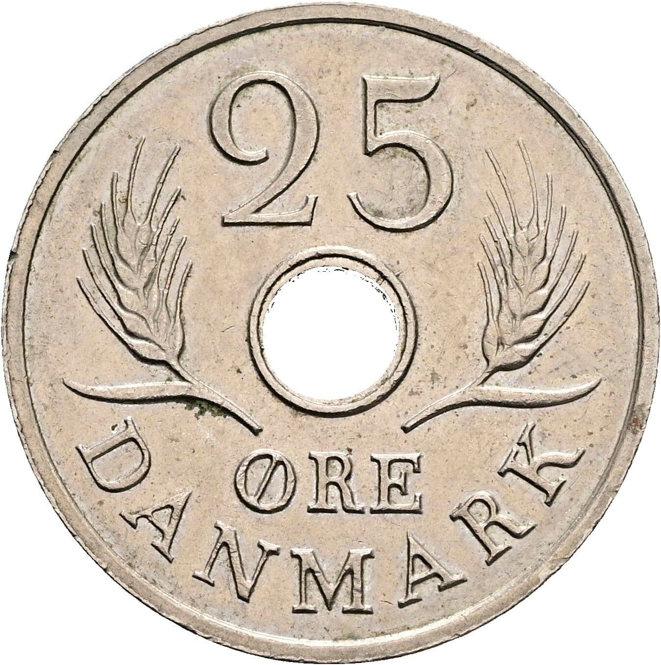 25 Öre Friedrich IX. (1947-1972) 1966 – Vorderseite