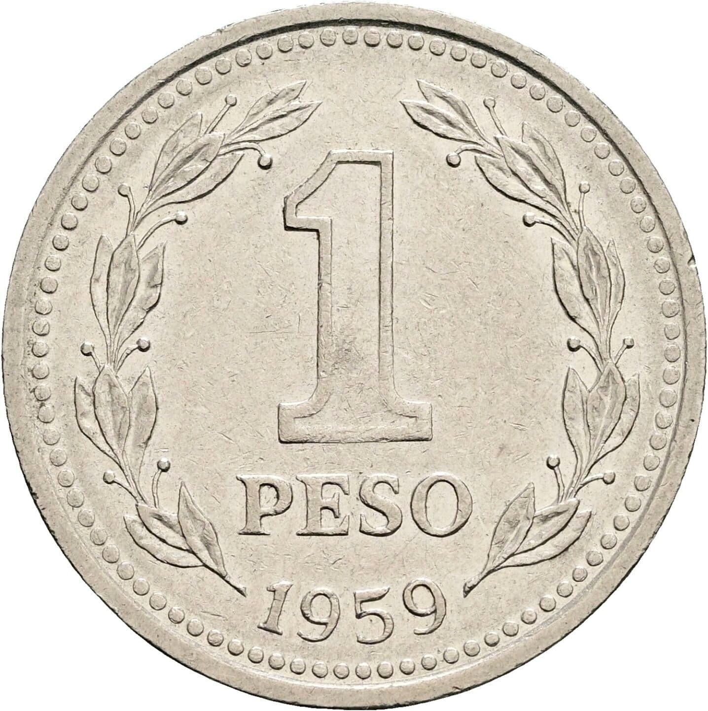 1 Peso 1959 – Rückseite