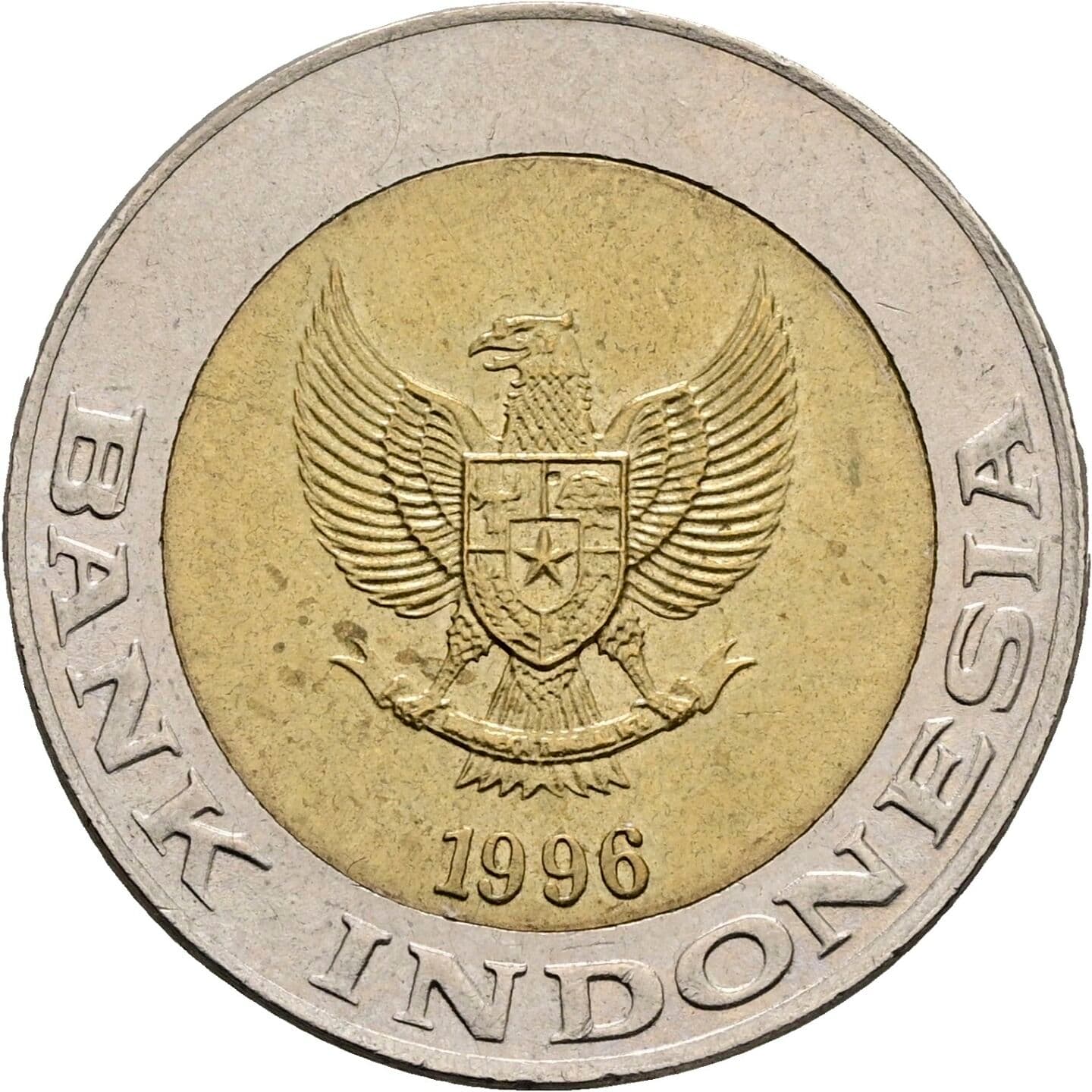 1000 Rupiah 1996 – Vorderseite