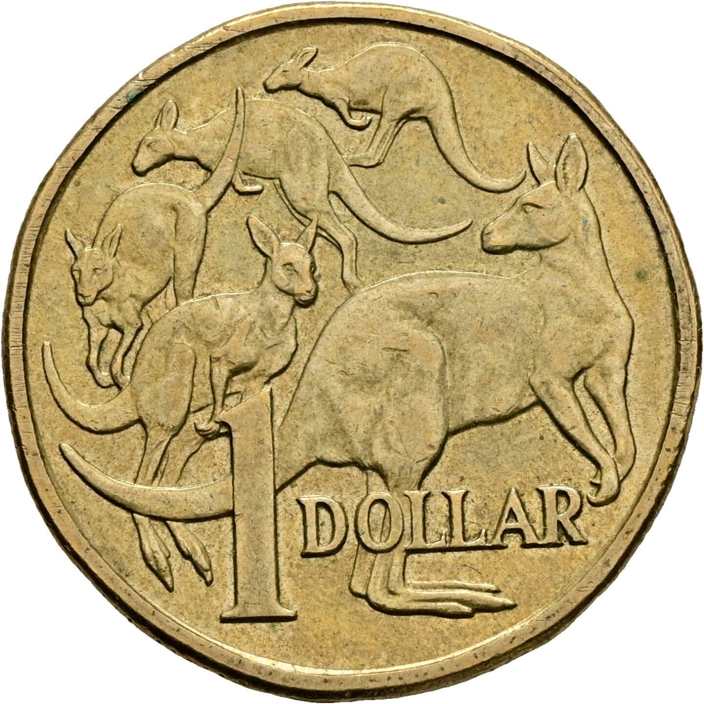 1 Dollar Elisabeth II. 1952-2022 1984 – Rückseite