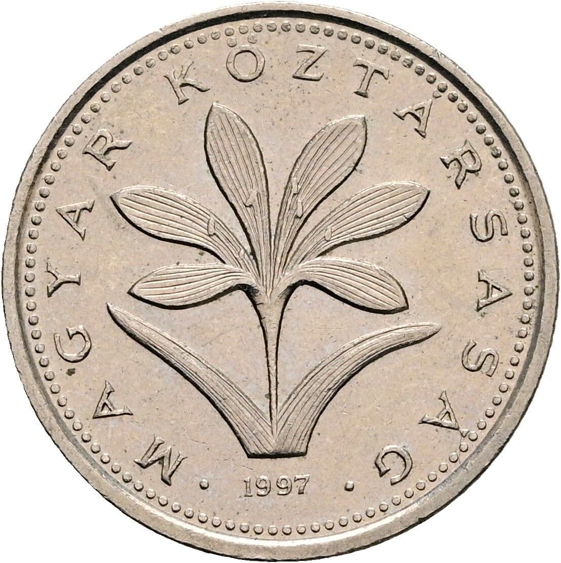 2 Forint 1997 – Rückseite
