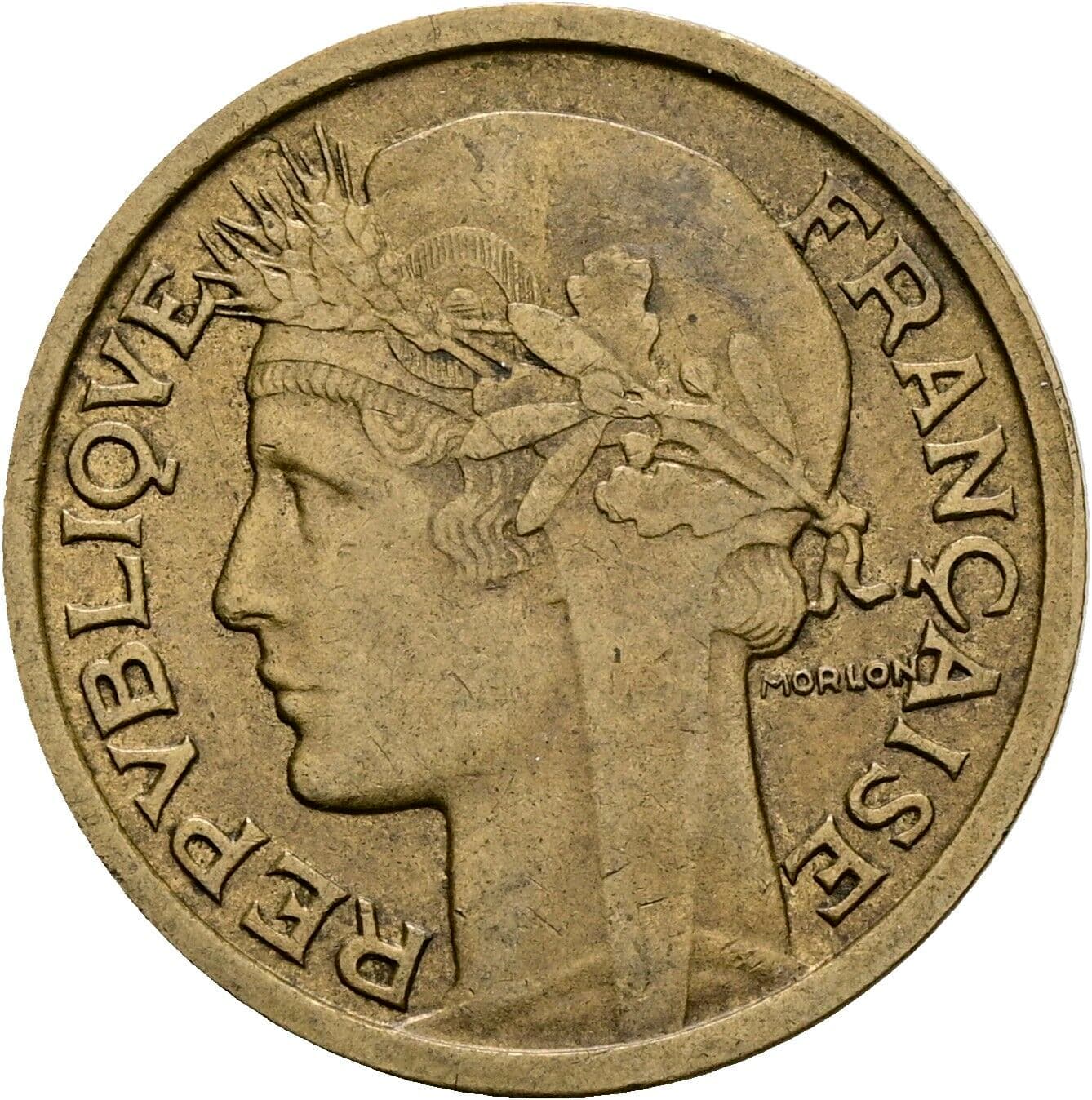 1 Franc 1938 – Rückseite
