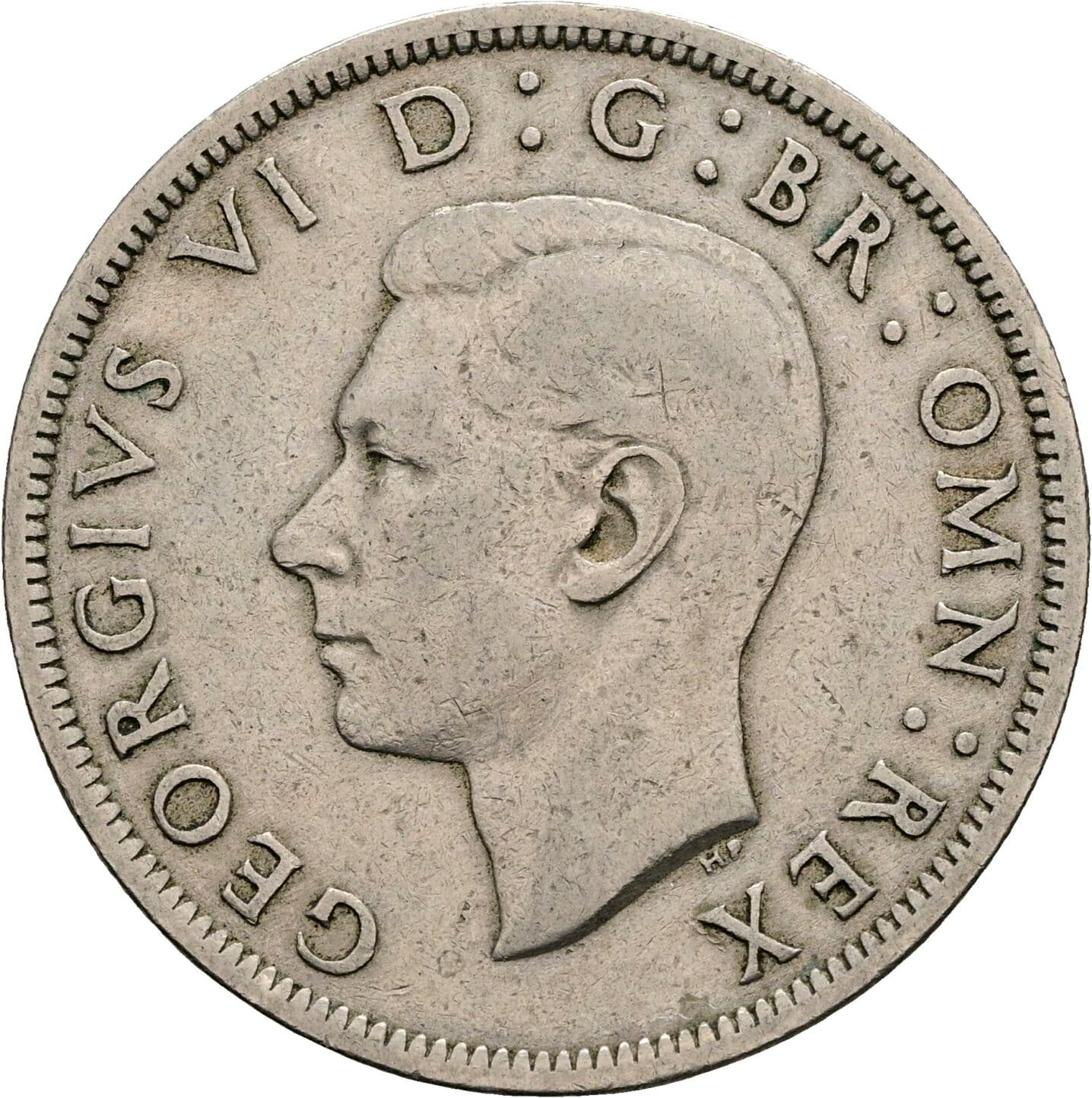 Half Crown George VI. 1936-1952 1949 – Vorderseite