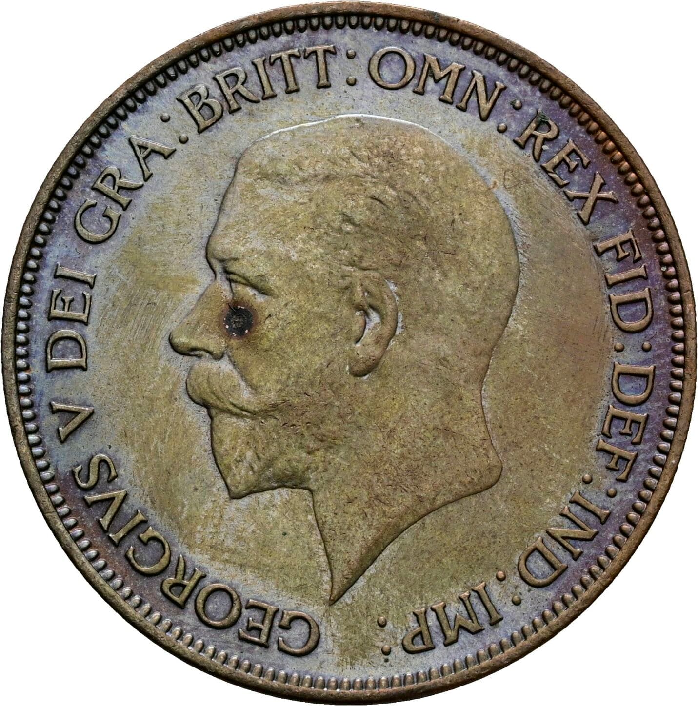 1 Penny George V. 1936 – Vorderseite