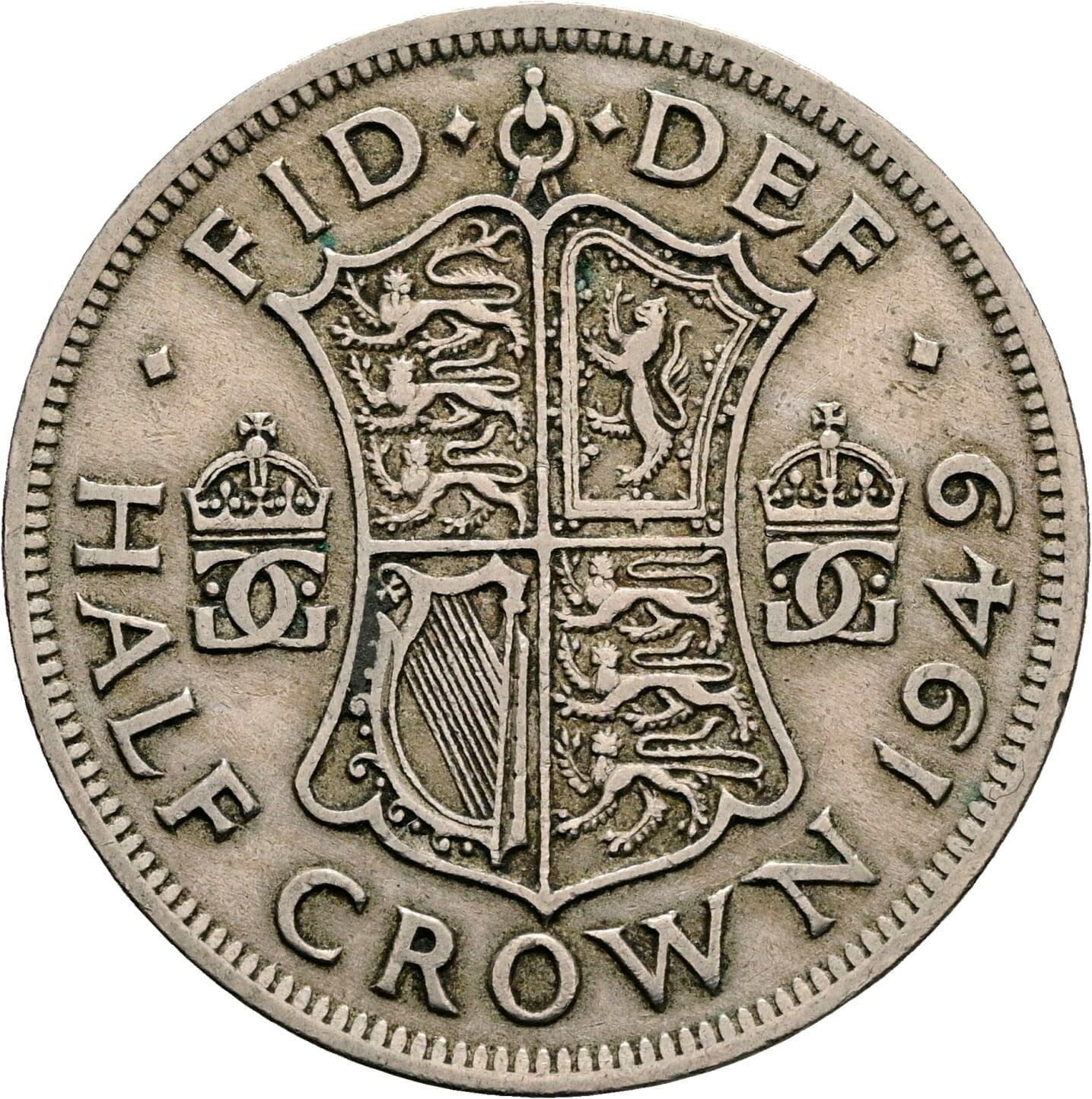 Half Crown George VI. 1936-1952 1949 – Rückseite