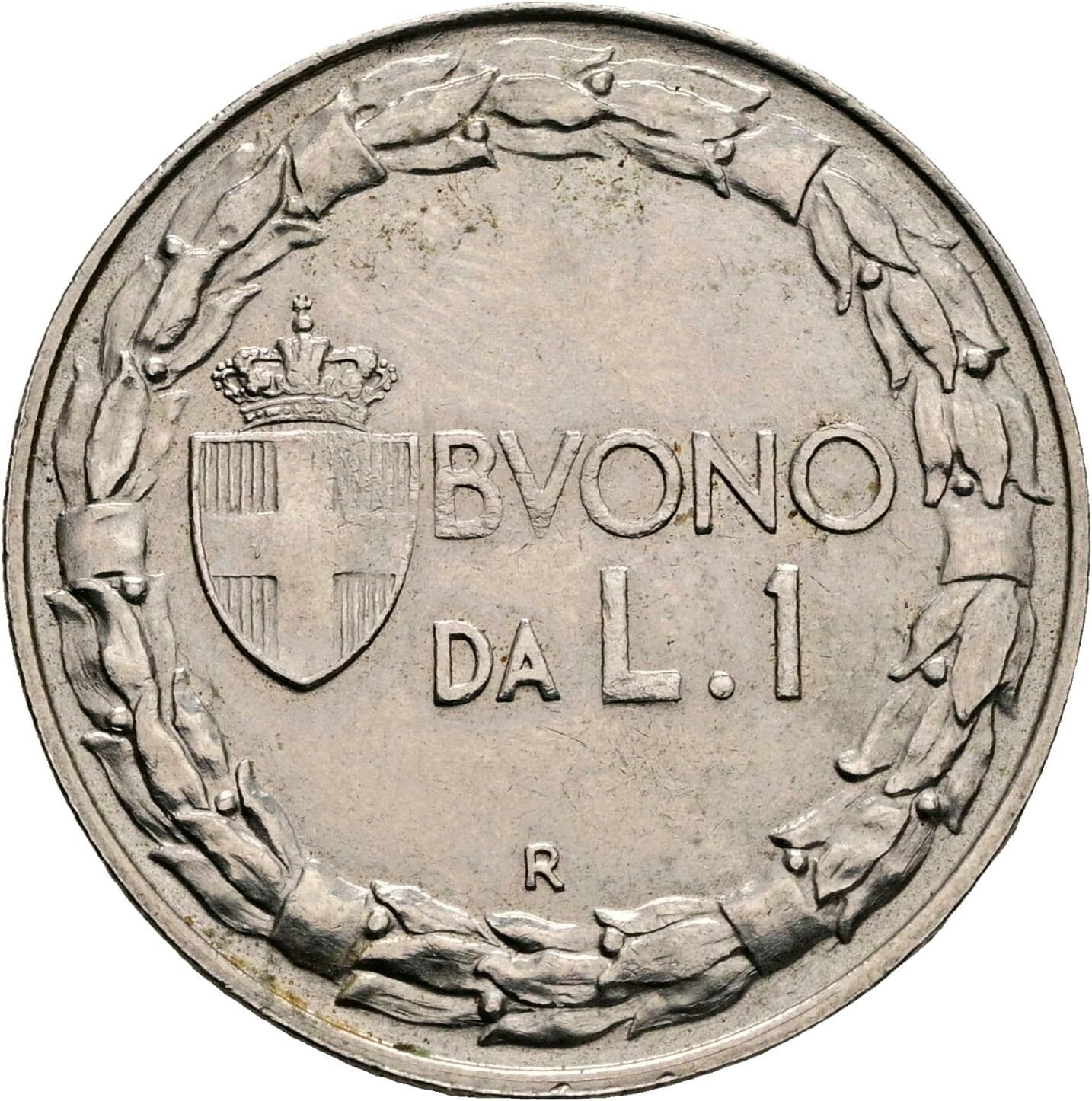 1 Lira 1922 – Rückseite