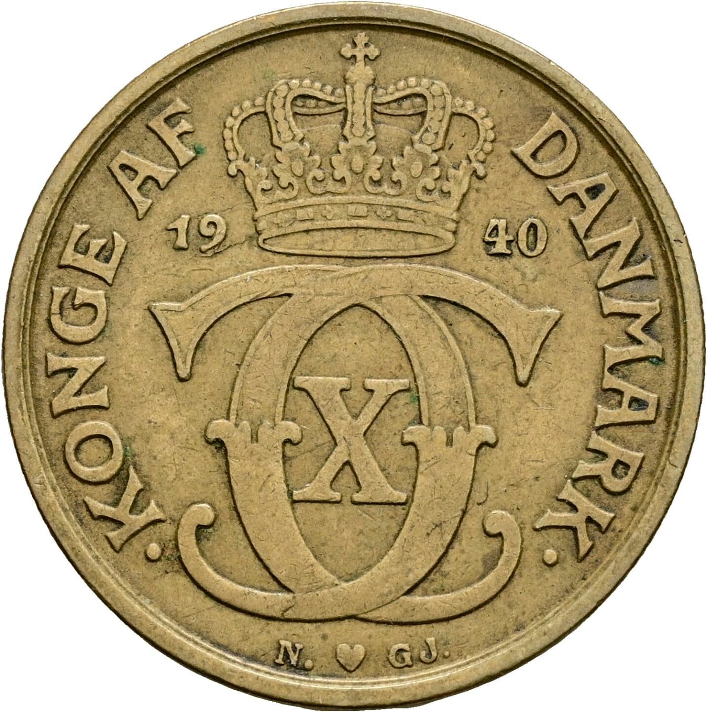 1 Krone 1940 – Rückseite