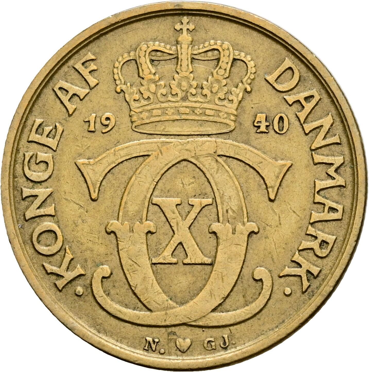 1 Krone 1940 – Vorderseite