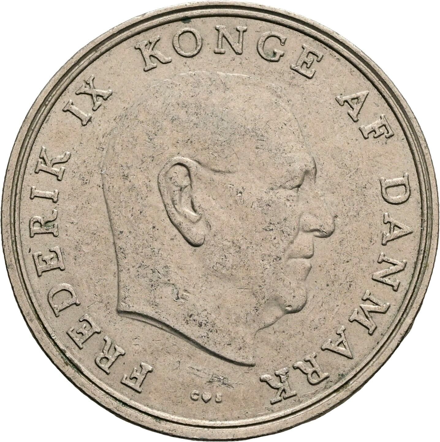 5 Kroner Friedrich IX. (1947-1972) 1968 – Vorderseite